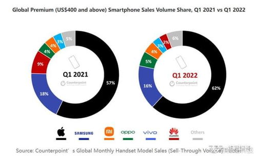 高端市場蘋果獨占鰲頭，國產品牌逆境求進
